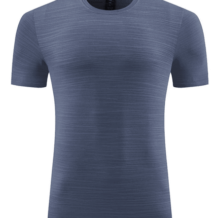 Men's new ice silk quick dry round neck short sleeve sports T-shirt