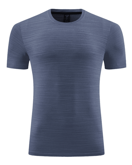 Men's new ice silk quick dry round neck short sleeve sports T-shirt