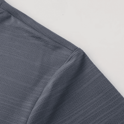 Men's new ice silk quick dry round neck short sleeve sports T-shirt