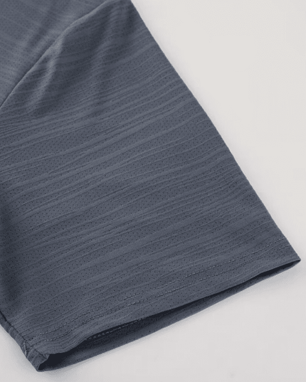 Men's new ice silk quick dry round neck short sleeve sports T-shirt