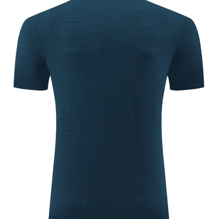 Men's new ice silk quick dry round neck short sleeve sports T-shirt