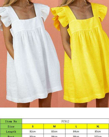 Effortless Elegance: Square Neck Skirt Set for Stylish Comfort