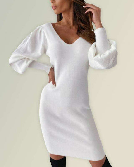 Allure Lace Backless V-Neck Sundress with Exquisite Cutouts