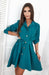 Chic Belted Lapel Dress for Fashionable Ladies