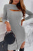 Allure Chest Cutout Bodycon Dress for Women