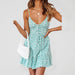 Boho Blossom Floral Mini Sundress - Sustainable Style for Women