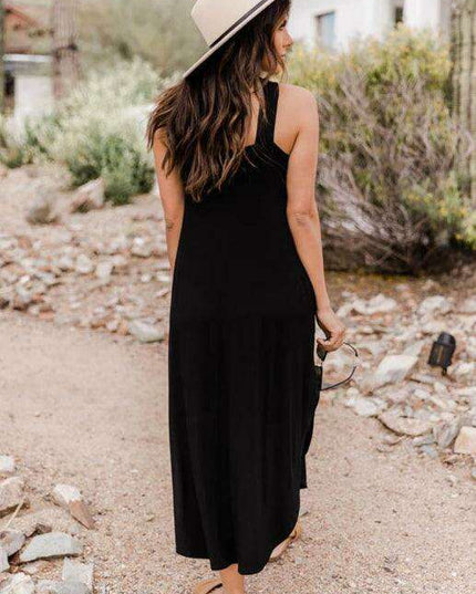 Bohemian Halter Maxi Gown - Stylish Summer Dress for Women