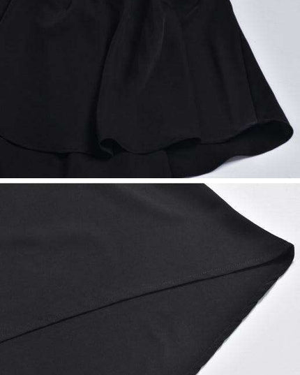 Sunkissed Bohemian One-Shoulder A-line Dress with Flounced Sleeves