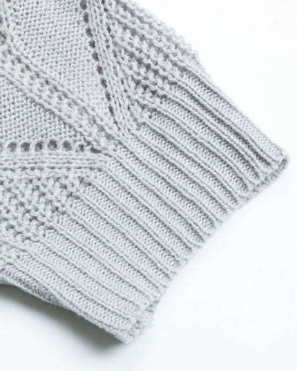 Ladies Fashion Thin Twist Sweater Cardigan