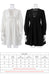 Chic Deep V-Neck Dress with Bubble Sleeves for Women