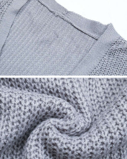 Women's Knit Leopard Cardigan Sweater Jacket