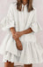 Elegant Ruffle-Sleeved Chiffon Dress - Women's Luxe Summer Fashion