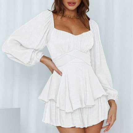 Bohemian Flutter Sleeve Jumpsuit Shorts