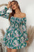 Retro-Inspired Resort Dress with Puffed Sleeves - Women's Summer Fashion