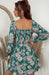 Retro Chic Puff Sleeve Resort Dress - Women's Vintage Summer Attire