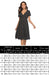 Retro Polka Dot Print V-Neck Dress