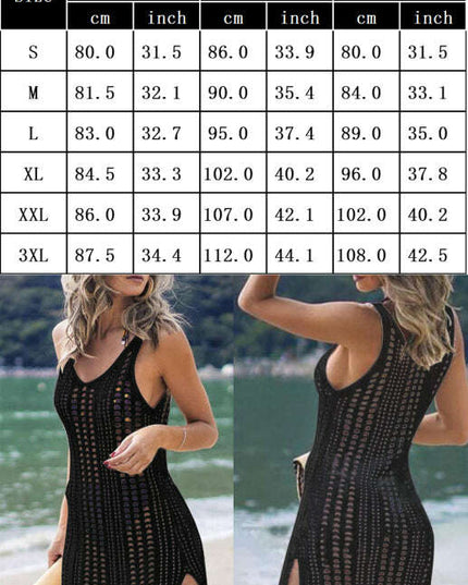 Women's Knitted Hollow Tank Top Blouse