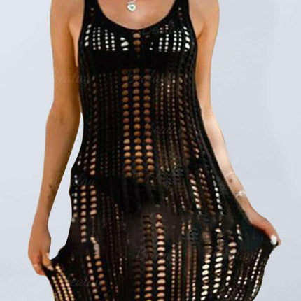 Women's Knitted Hollow Tank Top Blouse