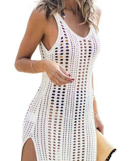 Women's Knitted Hollow Tank Top Blouse