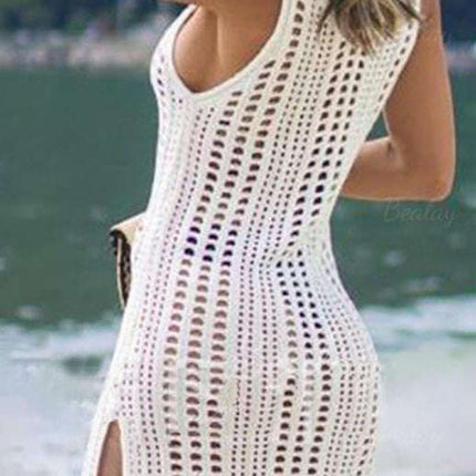 Women's Knitted Hollow Tank Top Blouse