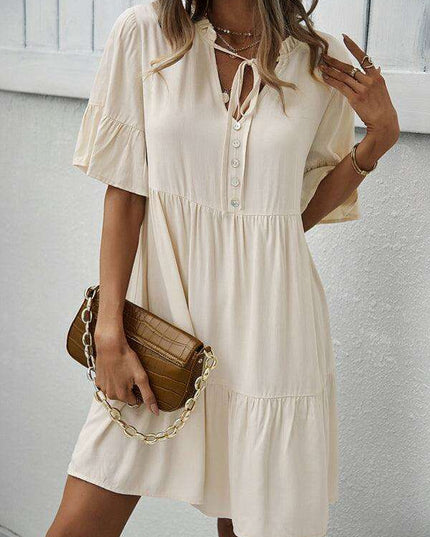 Elegant Viscose Dress for Women - Perfect for Spring and Summer