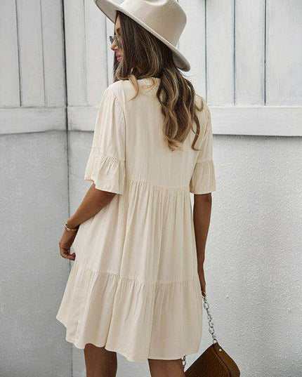 Elegant Viscose Dress for Women - Perfect for Spring and Summer