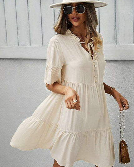 Elegant Viscose Dress for Women - Perfect for Spring and Summer