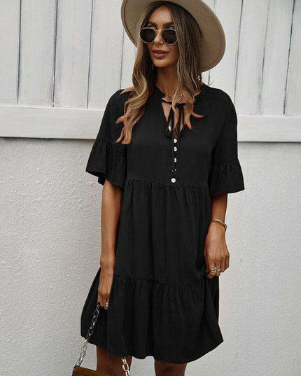 Elegant Viscose Dress for Women - Perfect for Spring and Summer