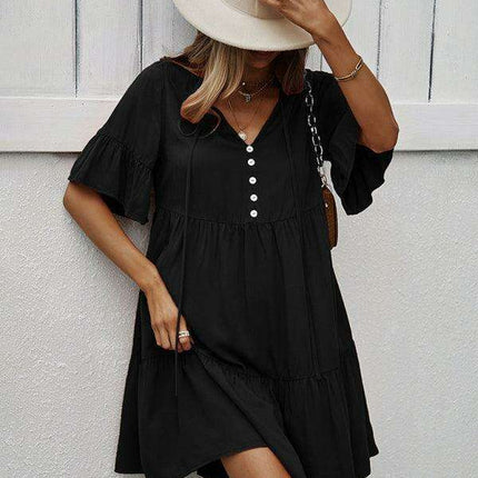 Elegant Viscose Dress for Women - Perfect for Spring and Summer