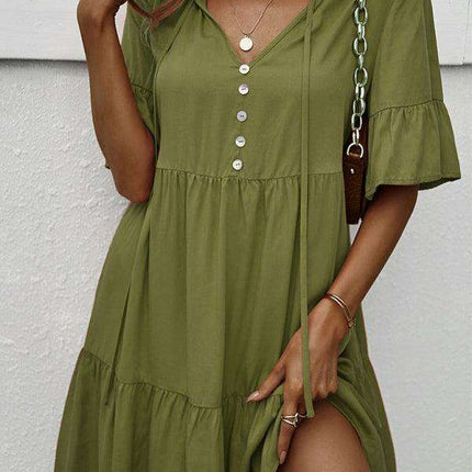 Elegant Viscose Dress for Women - Perfect for Spring and Summer