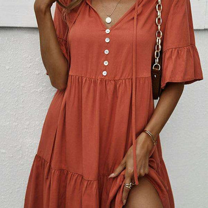 Elegant Viscose Dress for Women - Perfect for Spring and Summer