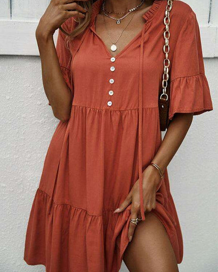 Elegant Viscose Dress for Women - Perfect for Spring and Summer