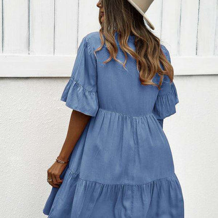 Elegant Viscose Dress for Women - Perfect for Spring and Summer