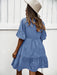 Chic Solid Color Viscose Dress for Women's Spring and Summer