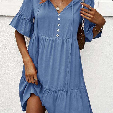 Elegant Viscose Dress for Women - Perfect for Spring and Summer