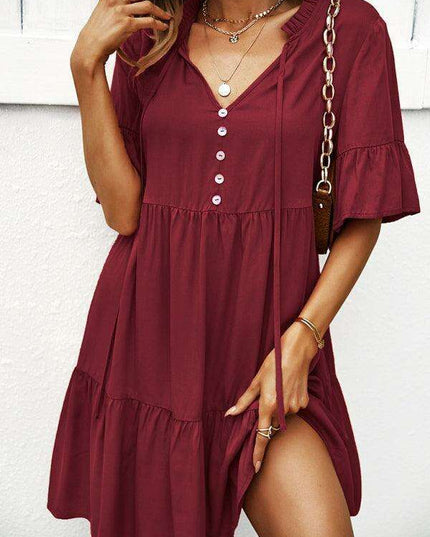 Elegant Viscose Dress for Women - Perfect for Spring and Summer