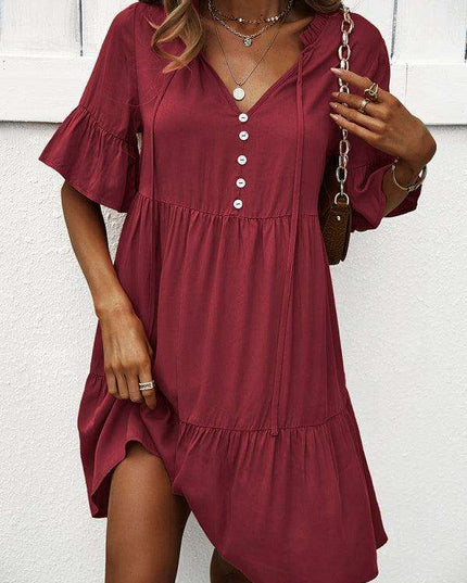 Elegant Viscose Dress for Women - Perfect for Spring and Summer