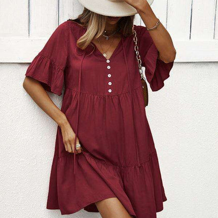 Elegant Viscose Dress for Women - Perfect for Spring and Summer