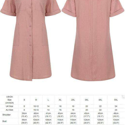 Elegant Button Pocket Lapel Dress - Perfect for Any Occasion