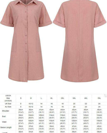 Elegant Button Pocket Lapel Dress - Perfect for Any Occasion