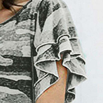 Camo Chic T-shirt Dress: Effortless Fashion for Casual Escapades