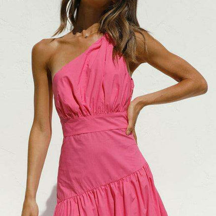 Chic Off-Shoulder Women's Cotton Maxi Dress