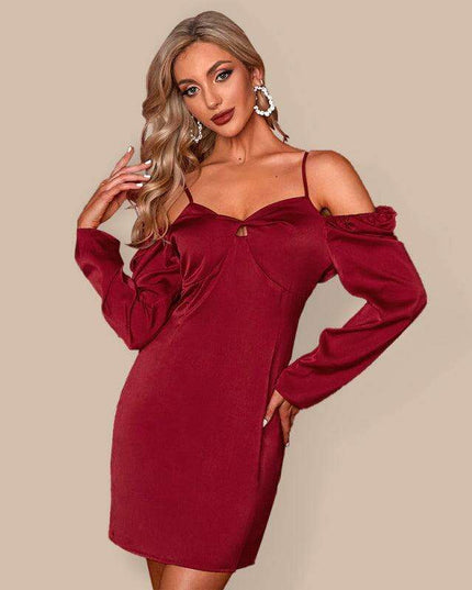 Stylish Backpack-Inspired Polyester Sling Dress for Women