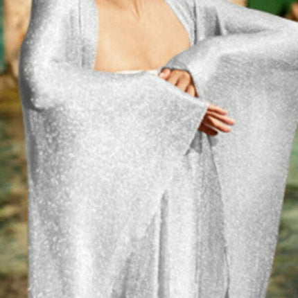 Sexy scale mesh beach shirt swimsuit with sunscreen cardigan