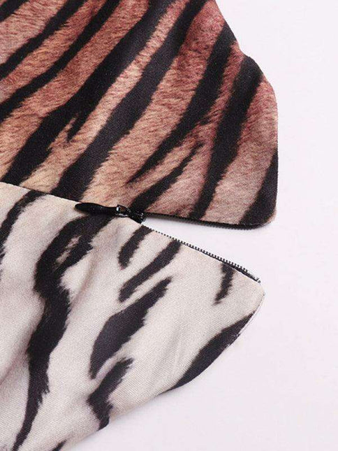 Stylish Leopard Print Long-Sleeve Dress - Perfect for a Night Out