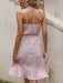Floral Ruffle Slip Dress - Elegant Garden Party Attire
