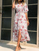 Summer Vibes Printed Short Sleeve Women's Leisure Dress