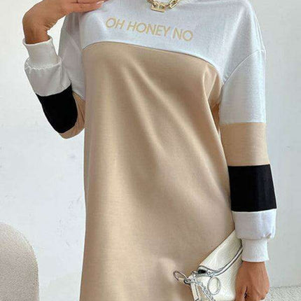 Chic Vibes Colorful Sweater Dress for Effortless Style