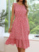 Chic Floral Print Slim Fit Dress with European-Inspired Elegance