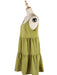 Elegant Cotton Suspender Skirt Dress with High Waist